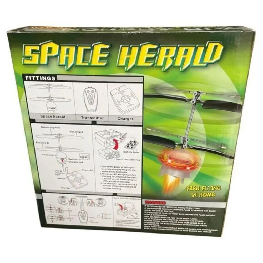 Space Herald Air Archon Remote Control Free Flying Toy Helicopter Max UFO HM0707